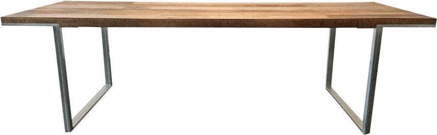 Modern Wooden Desk PNG
