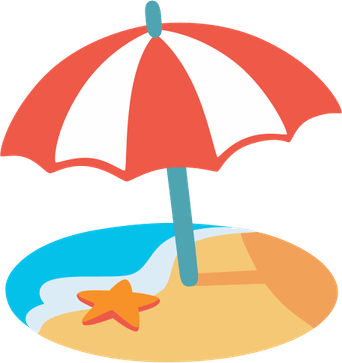 Beach Umbrella PNG