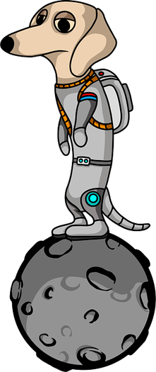 Astronaut Dog PNG