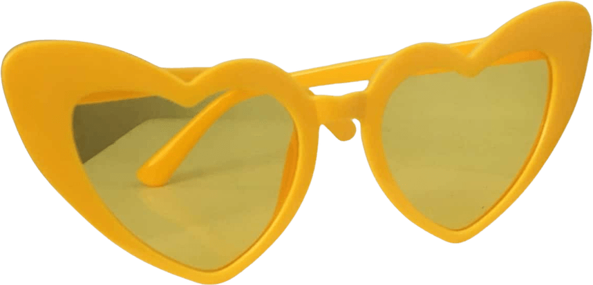 Heart Shaped Sunglasses PNG