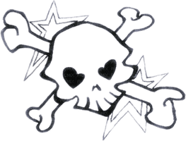 Y2k Skull PNG