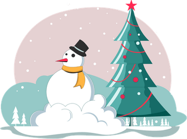 Christmas Snowman PNG