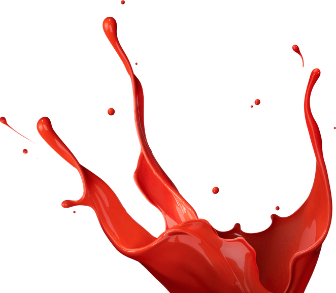 Red Paint Splatter PNG