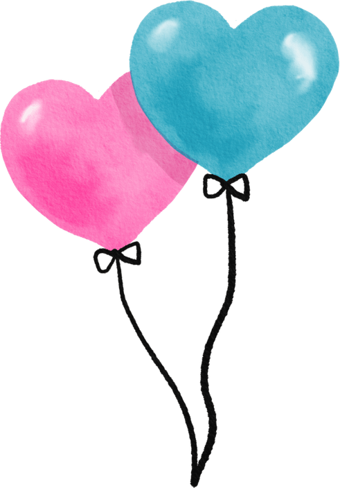 Watercolor Balloon PNG