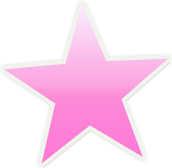 Light Pink Star PNG