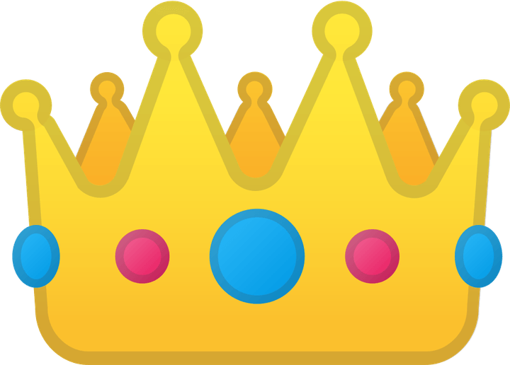 Yellow Crown PNG
