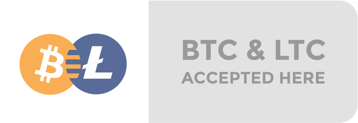 Bitcoin Accepted Here Button PNG