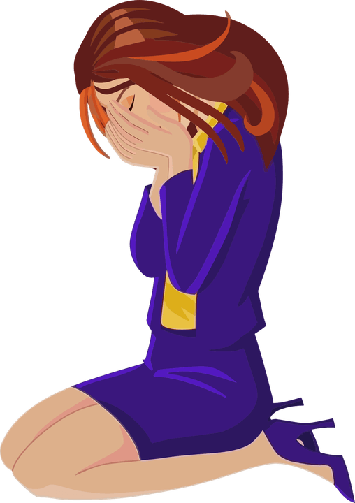 Sad Girl PNG