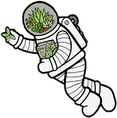 Astronaut Aesthetic Theme PNG