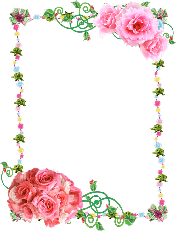 Rose Frame PNG