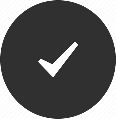 Tick Mark Black PNG