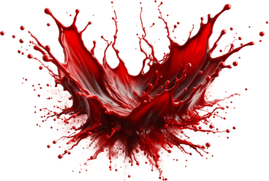 Blood Dots Splashed PNG