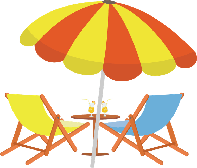Beach Lounge Chair PNG