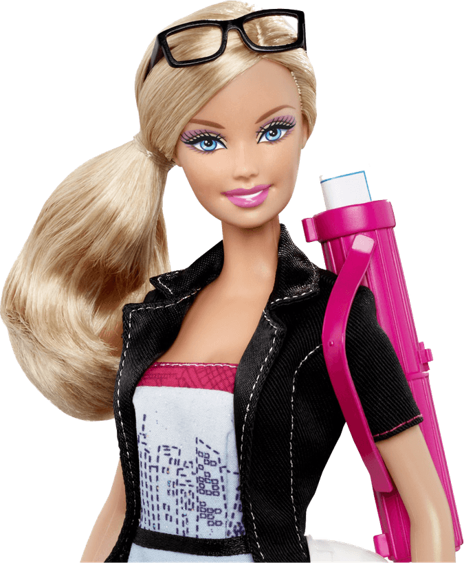 Black Barbie PNG