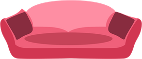 Armchair Red Royal PNG