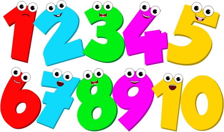 1 To 10 Numbers PNG
