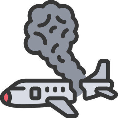Smoke Airplane PNG