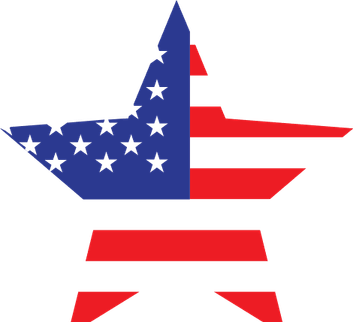 Corner American Flag PNG