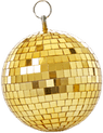 Golden Disco Ball PNG