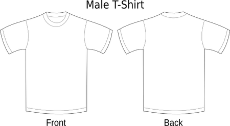 White Shirt Front And Back PNG