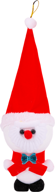 Santa With Christmas Tree PNG