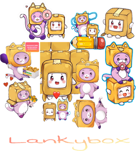 Lankybox Foxy PNG