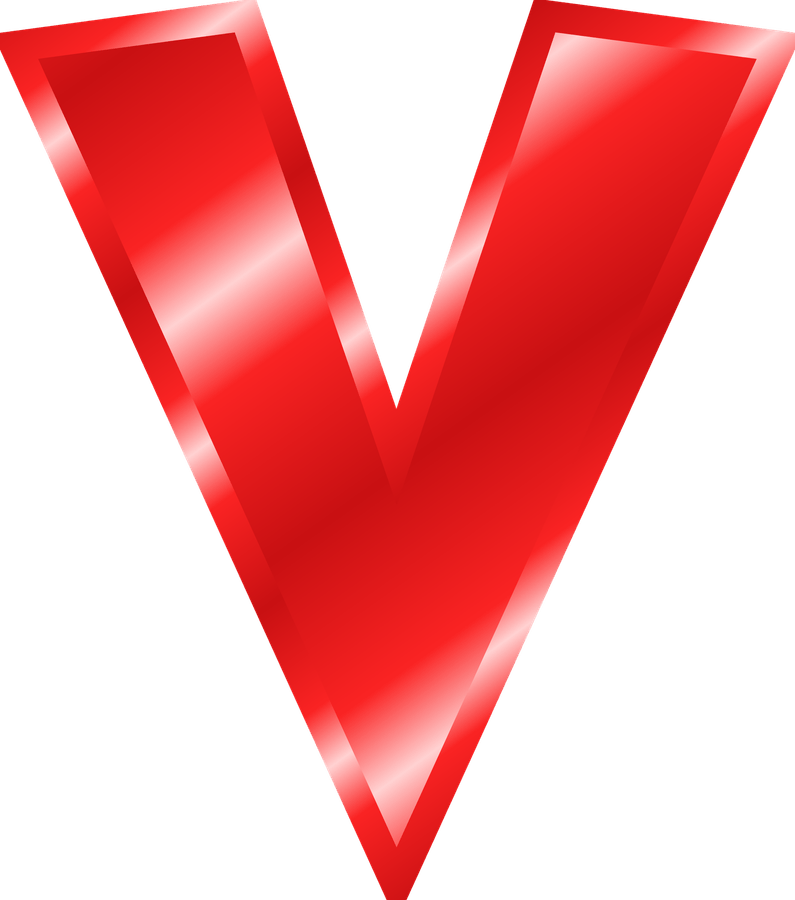 V Letter PNG