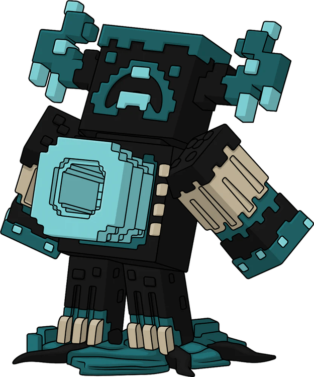 Minecraft Warden PNG