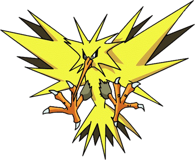 Zapdos Pokemon PNG