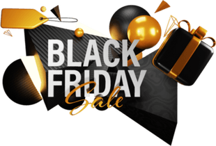 Black Friday Banner PNG