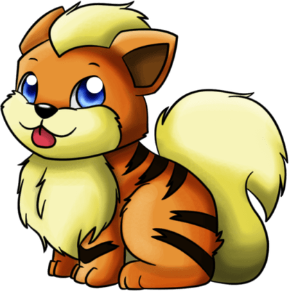 Growlithe Pokemon PNG