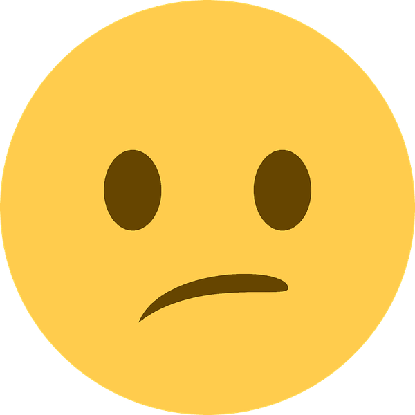 Neutral Face Emoji PNG