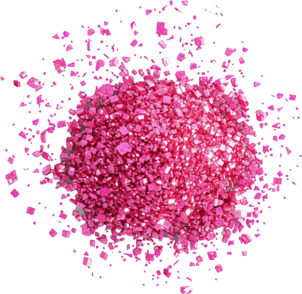 Pink Glitter Circle PNG