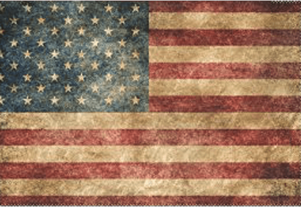 Vintage American Flag PNG