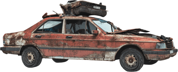 Destroyed Car PNG