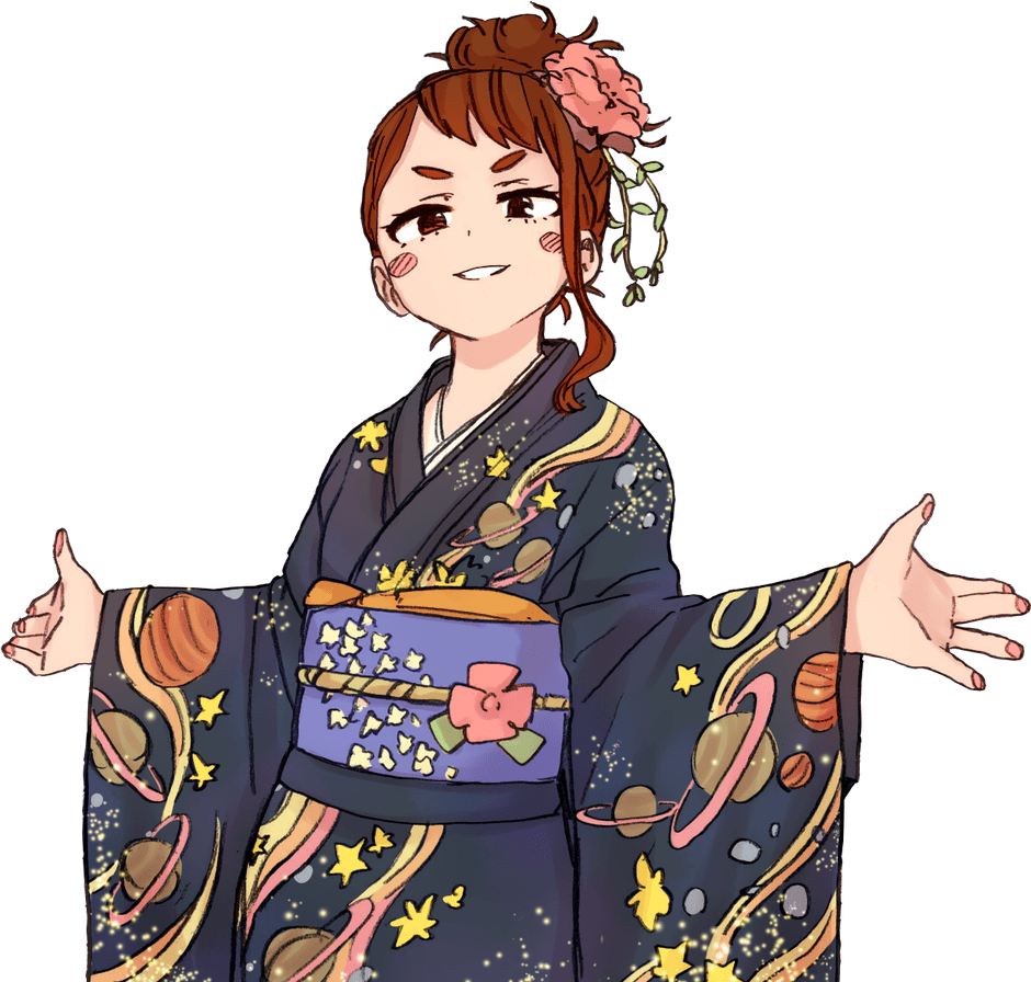 New Year Kimono PNG