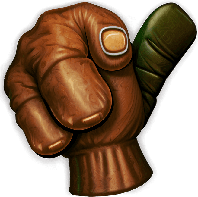 Brown Thumbs Up Emoji PNG