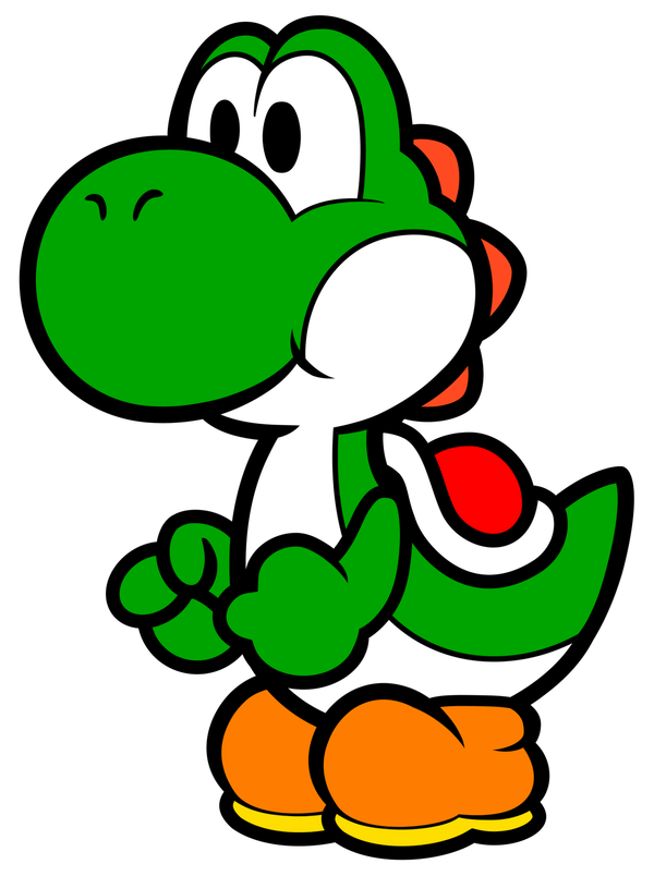 Yoshi Mario PNG