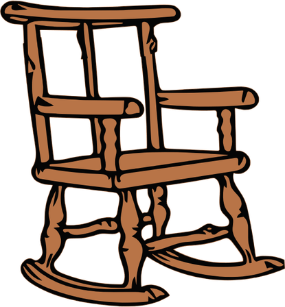 Garden Rocking Chair PNG