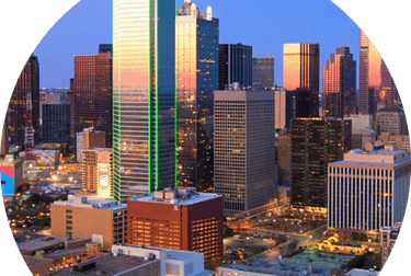Downtown Dallas Skyline PNG