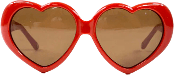 Heart Shaped Sunglasses PNG