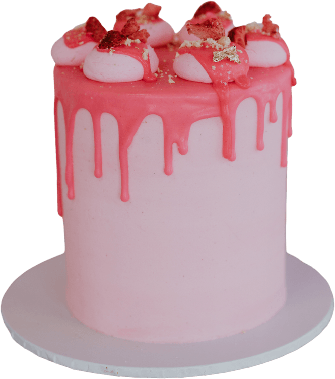 Strawberry Birthday Cake PNG