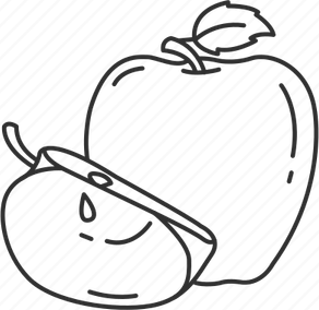 Apple Cut PNG