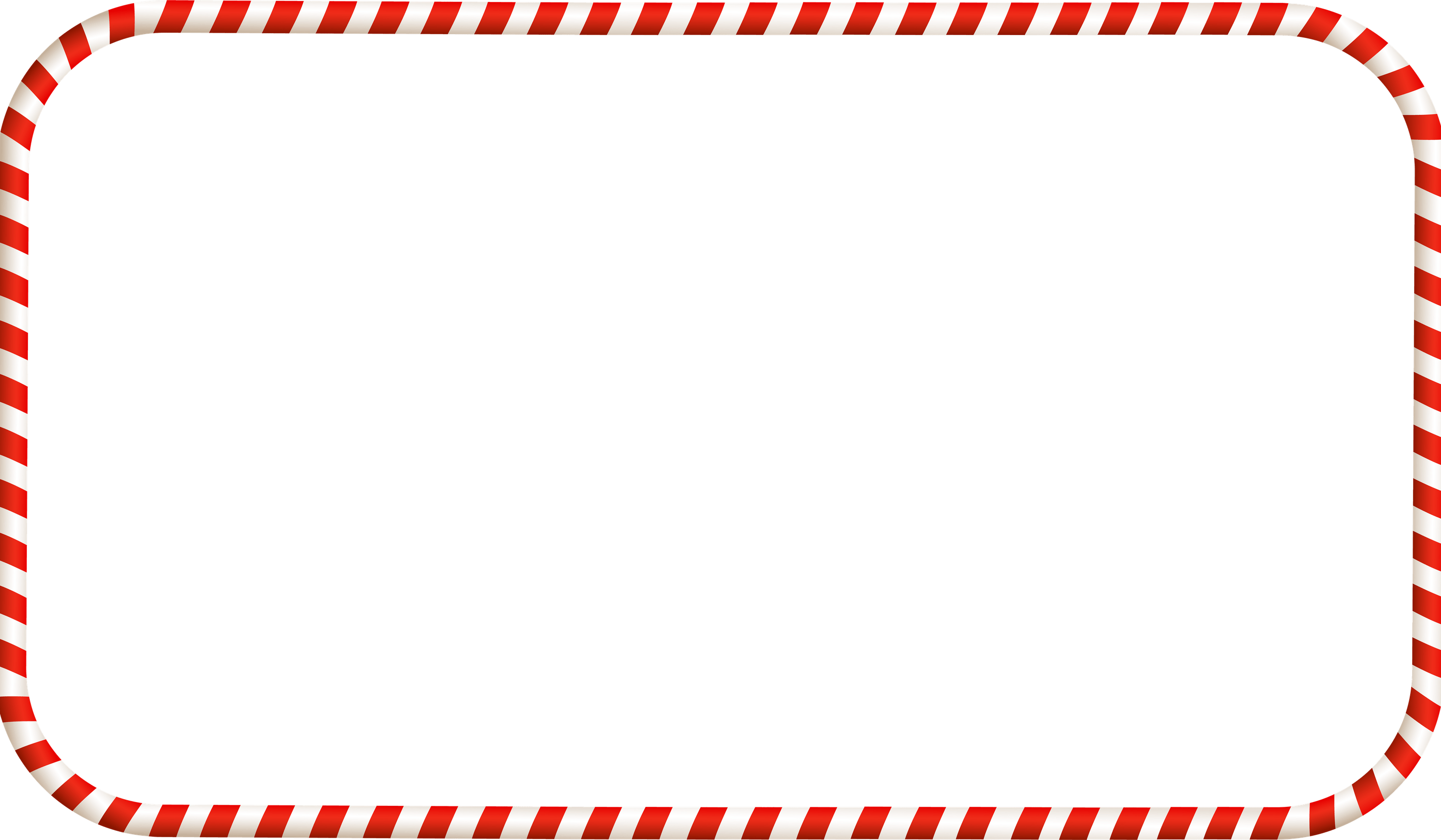 Candy Cane Frame PNG