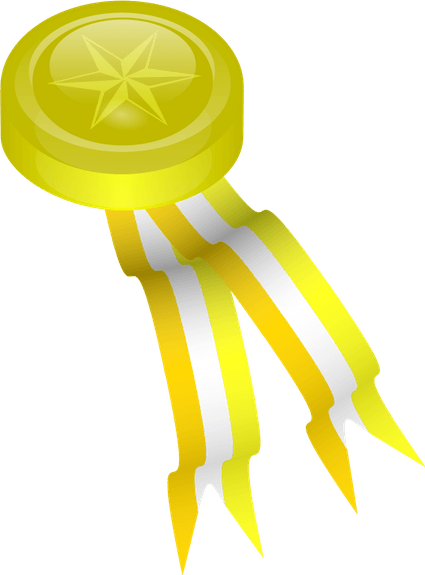 Gold Medallion PNG