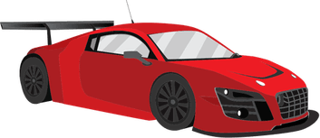 Red Race Car PNG