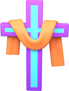 Easter Cross PNG