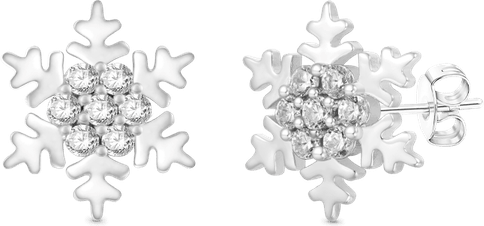 Silver Snowflake PNG