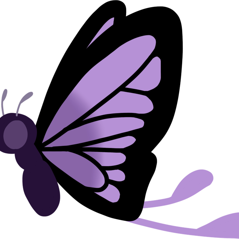 Lilac Butterfly PNG