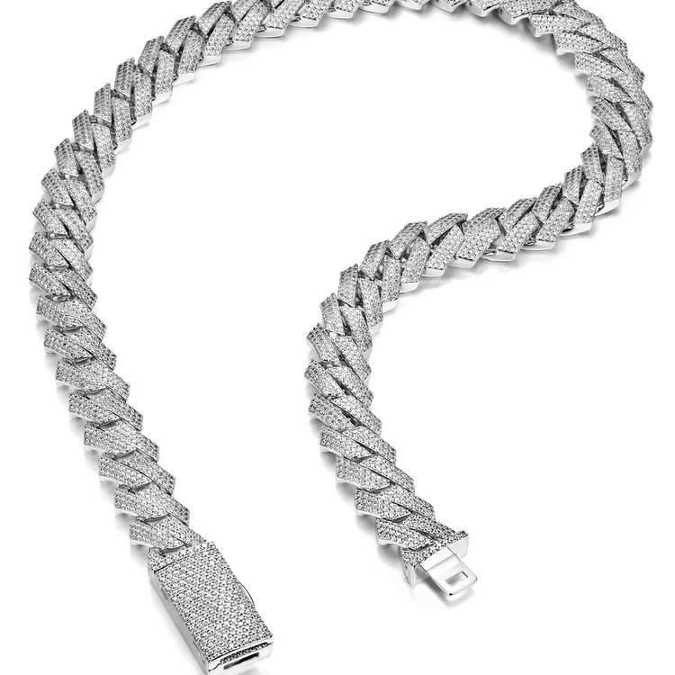 Silver Cuban Chain PNG